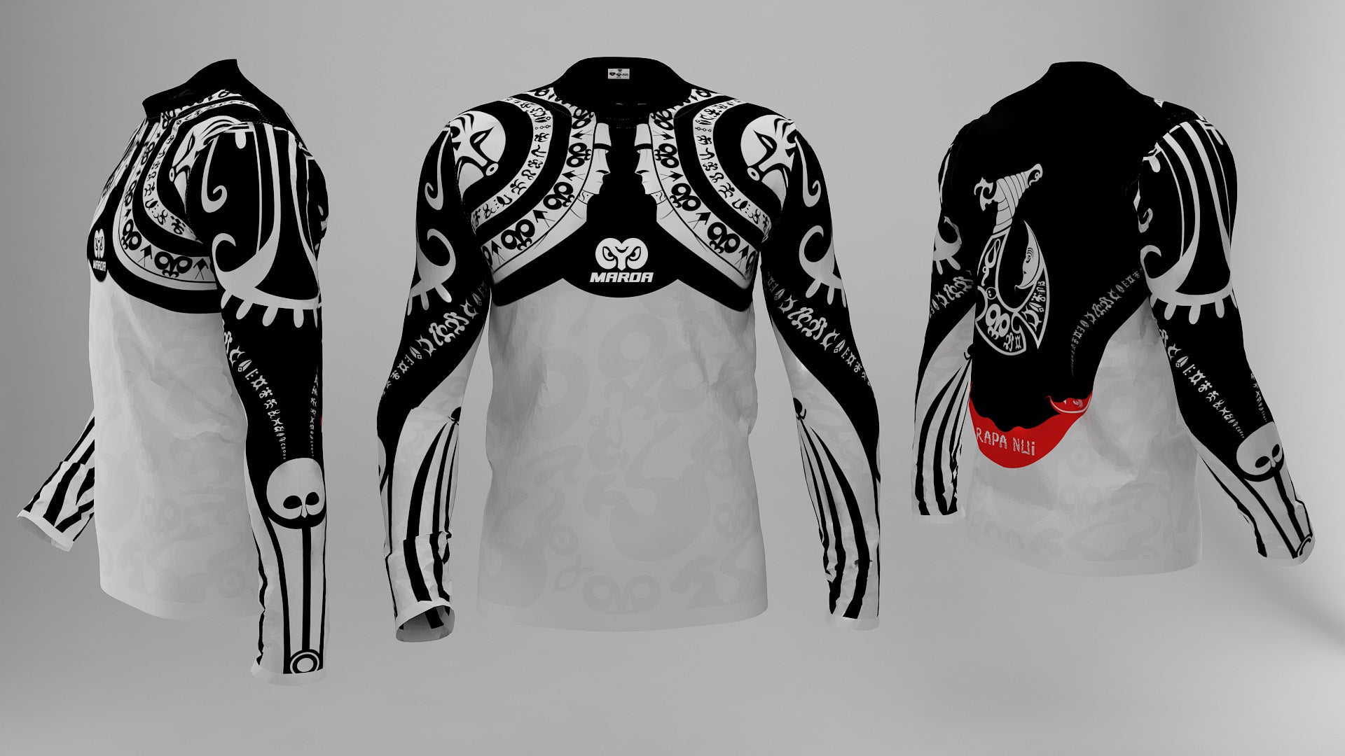 Polera Manga Larga Mangai Moai (D)
