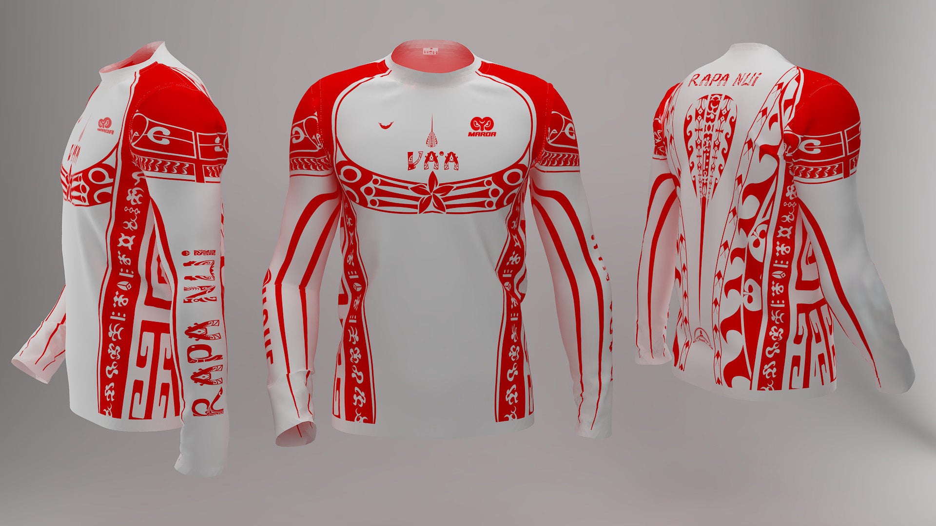 Polera Manga Larga Va A Rapa Nui (A)