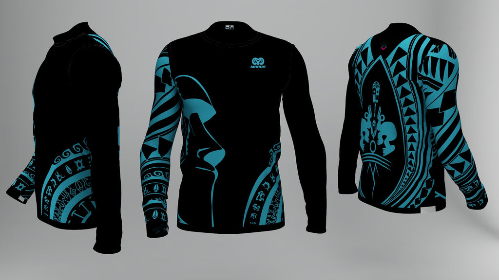 Polera Manga Larga Moai Rapa Nui (I)
