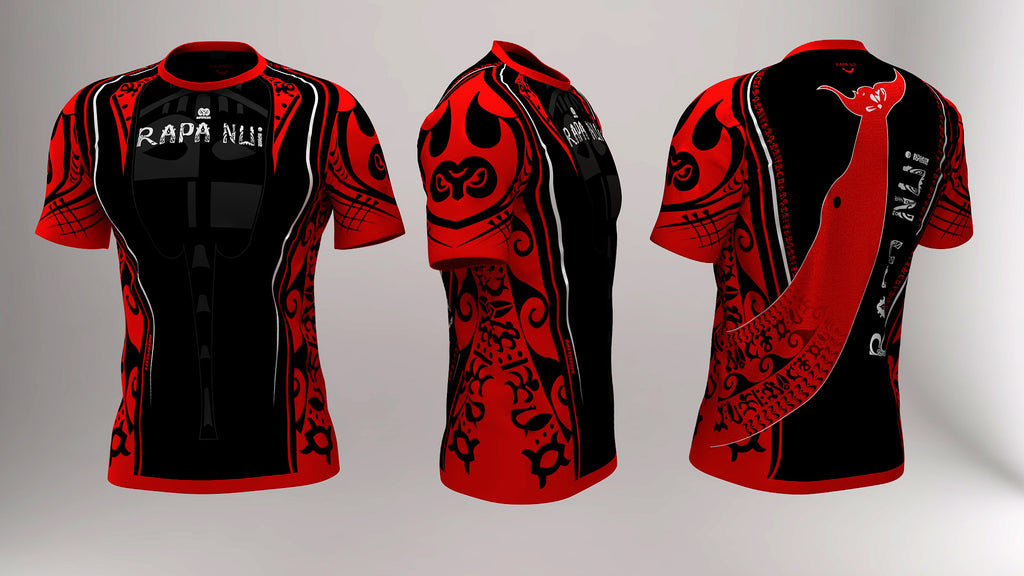 Polera Manga Corta Rei Miro Rapa Nui (B)