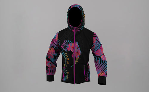 Corta Viento Impermeable Honu Maori Fucsia (F)