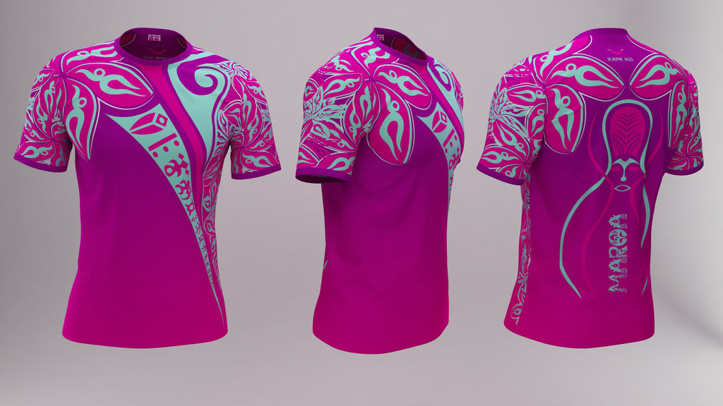 Polera Manga Corta Pua Tiveka Fucsia (P)