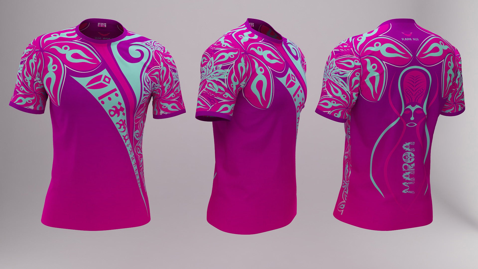 Polera Manga Corta Pua Tiveka Fucsia (P)