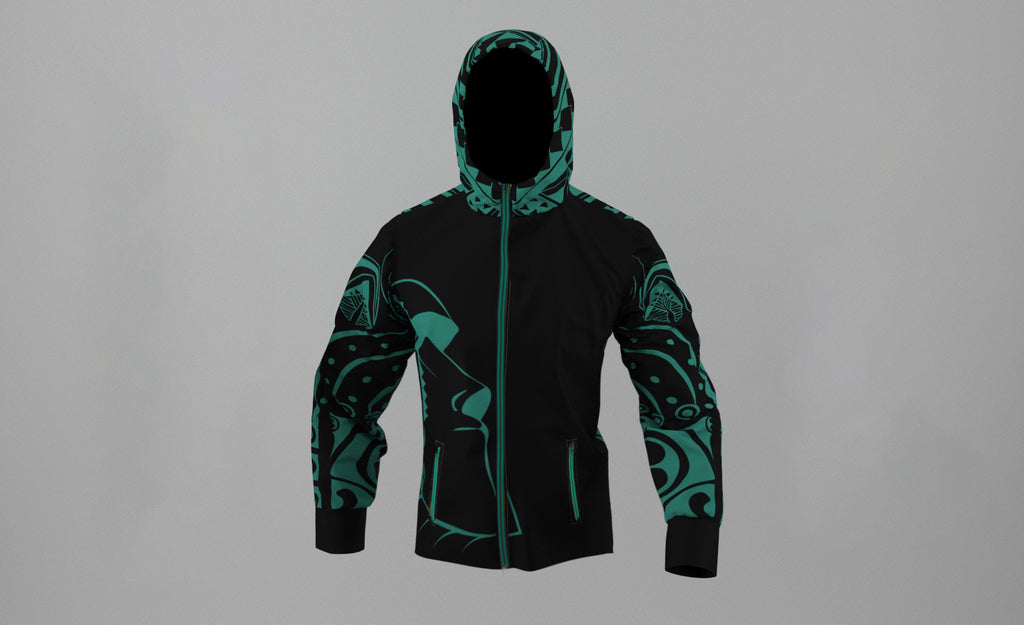 Corta Viento Impermeable Moai Rapa Nui (G)