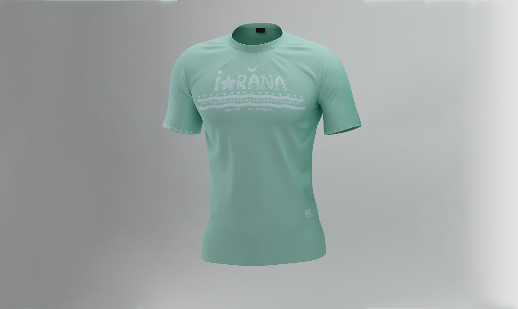 Polera Manga Corta Iorana - Honu Verde Agua (O)