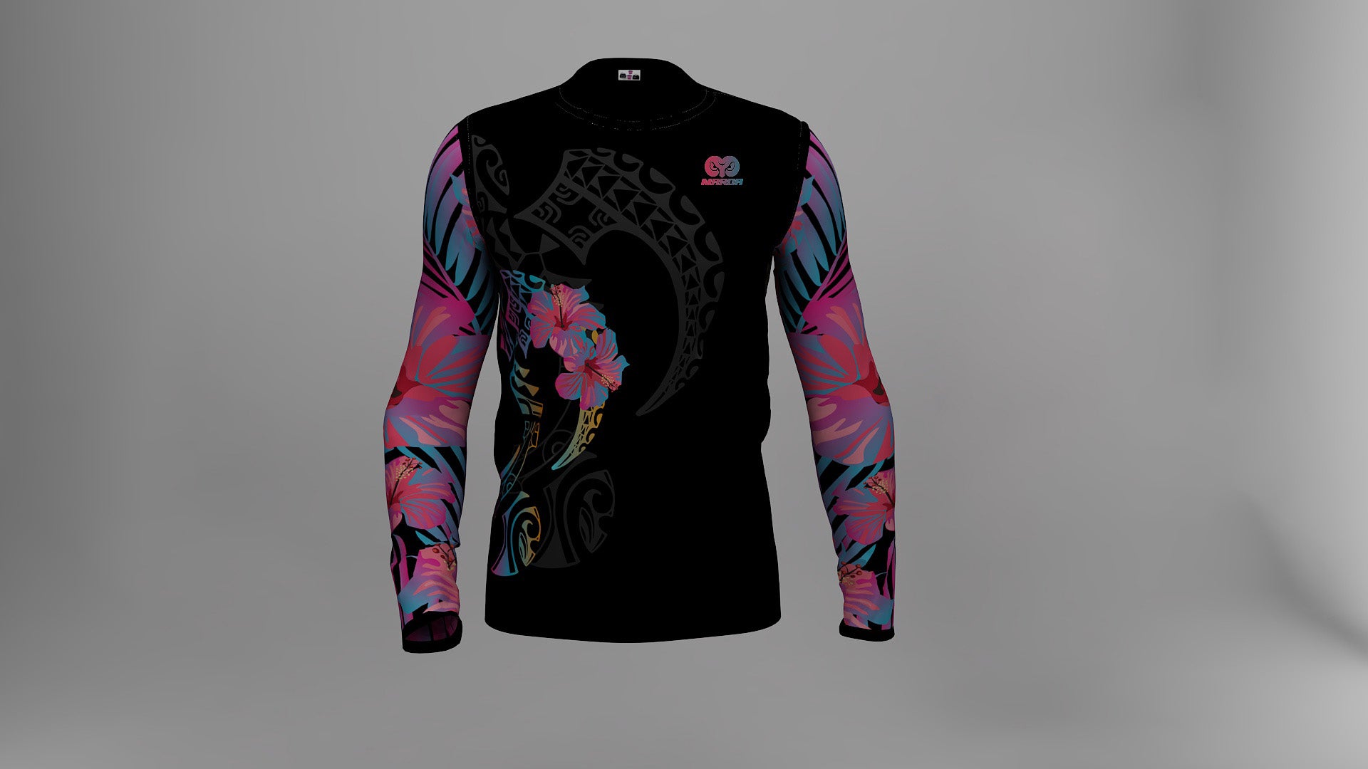 Polera Manga Larga Honu Maori Fucsia (L)