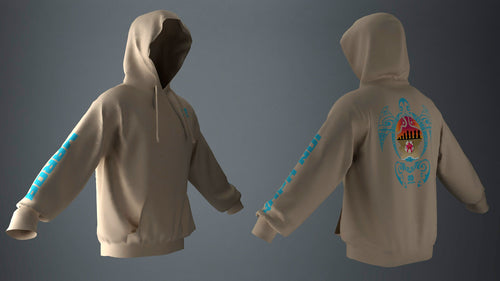 Polerón Canguro Beige Honu Atardecer Tipanie Calipso (K)