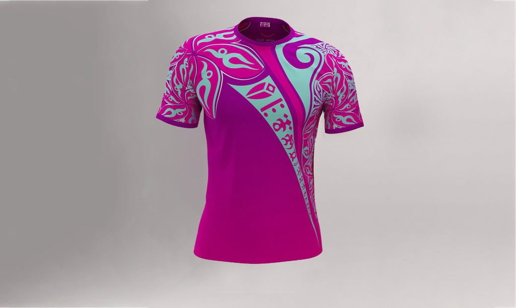 Polera Manga Corta Pua Tiveka Fucsia (P)