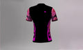 Polera Manga Corta Honu Rosado Floreado Negro (L)