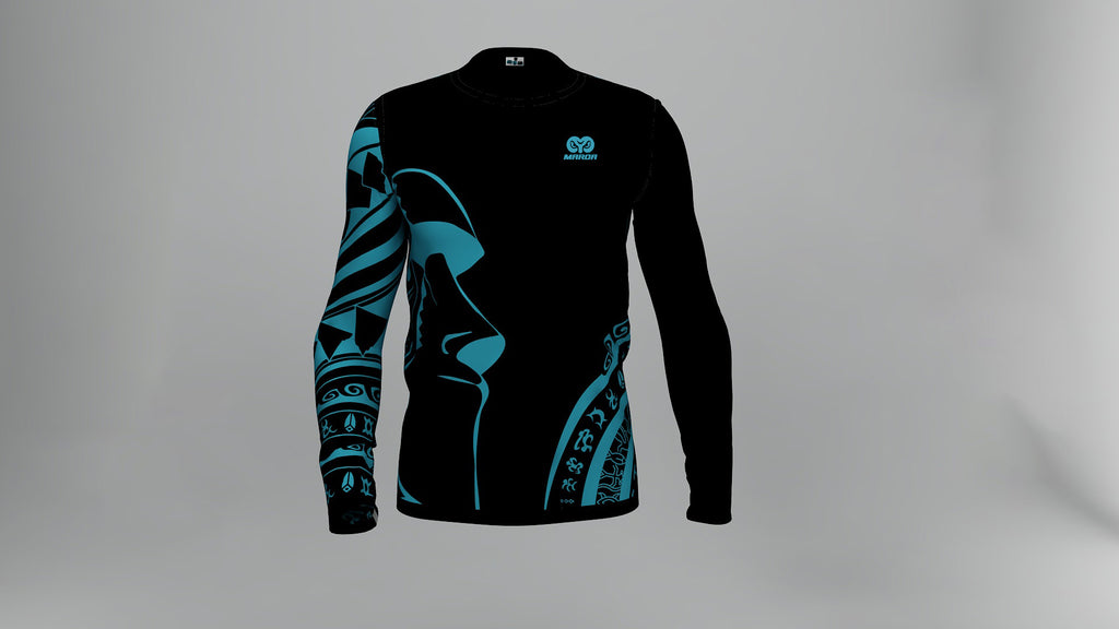 Polera Manga Larga Moai Rapa Nui (I)
