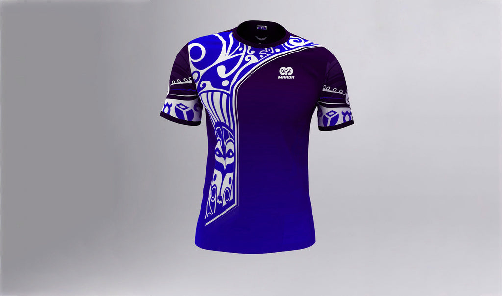 Polera Manga Corta Ao Rapa Nui Azul (D)