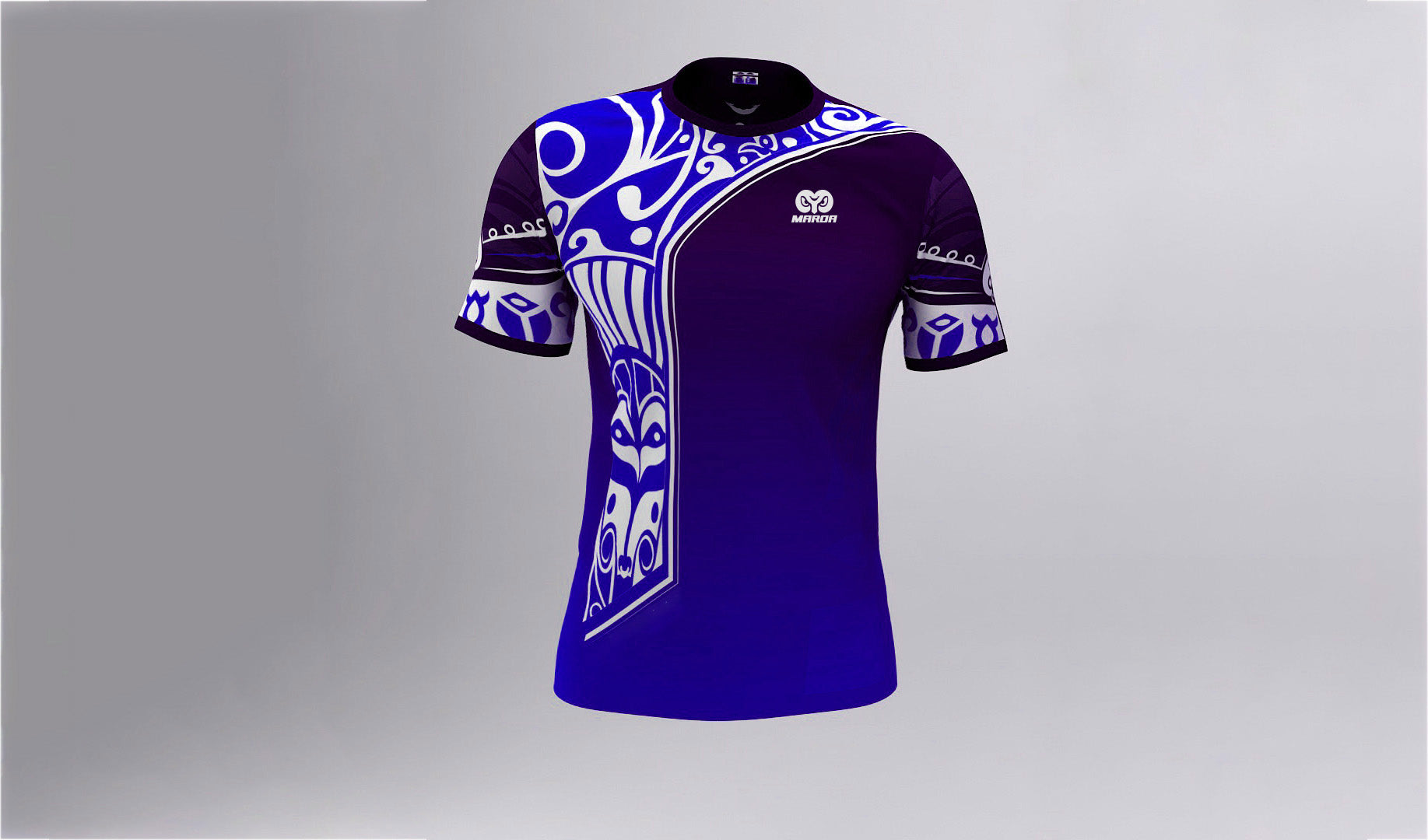 Polera Manga Corta Ao Rapa Nui Azul (D)