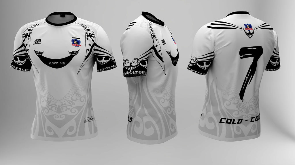 Polera Manga Corta Colo Colo Blanca - vista alternativa