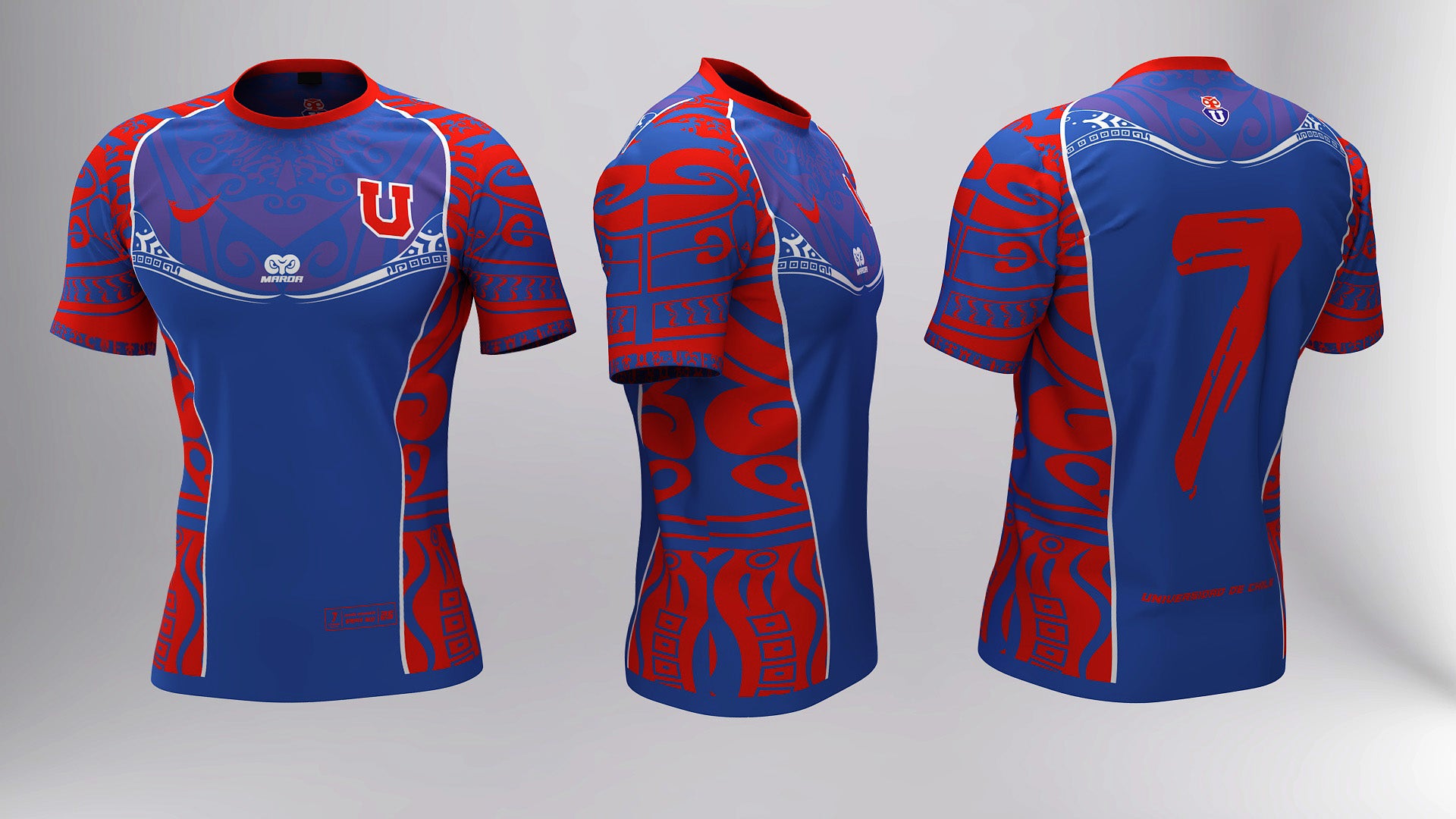 Polera Manga Corta Universidad de Chile - vista alternativa