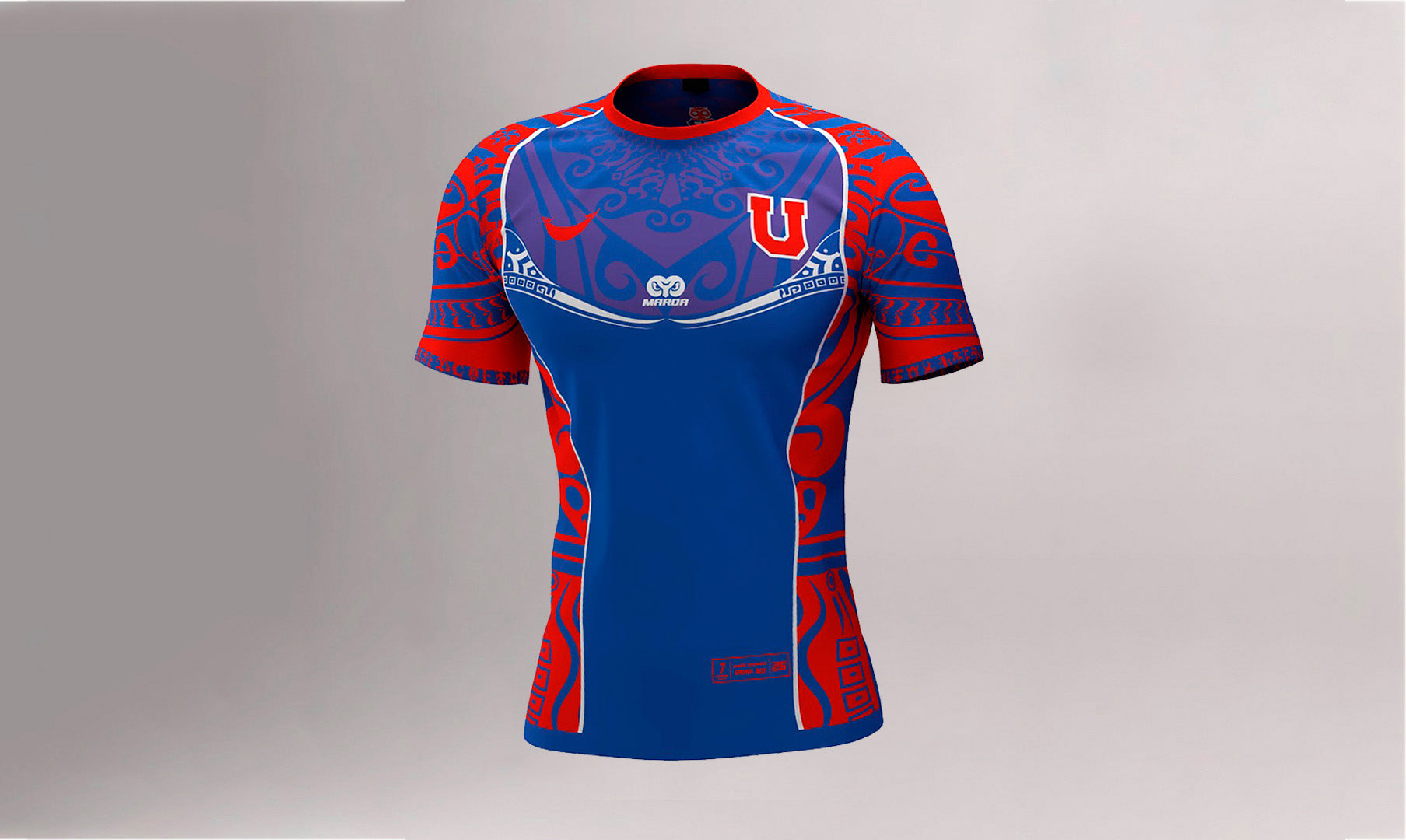 Polera Manga Corta Universidad de Chile - vista frontal