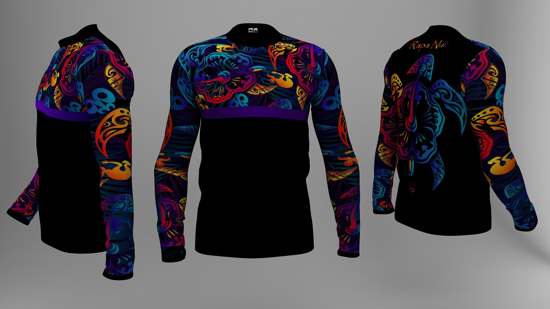 Polera Manga Larga Honu Sicodelico (G)