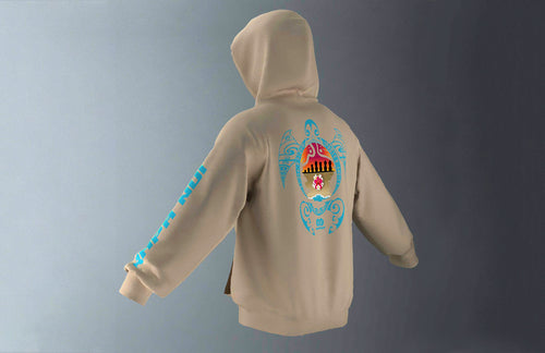 Polerón Canguro Beige Honu Atardecer Tipanie Calipso (K)