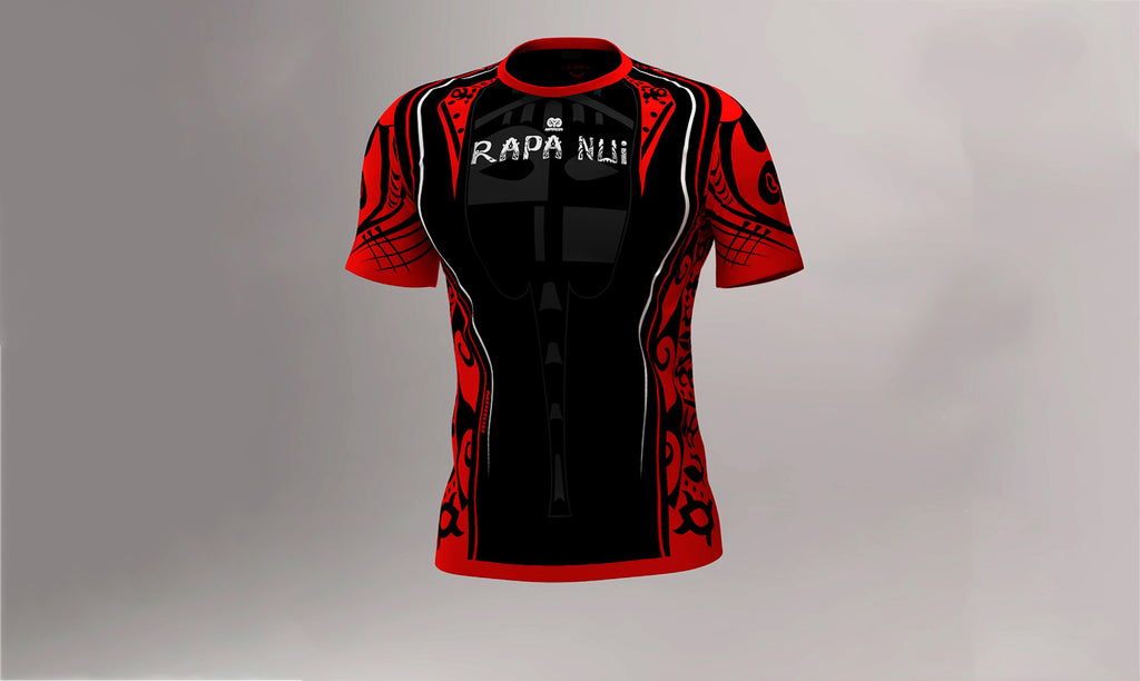 Polera Manga Corta Rei Miro Rapa Nui (B)