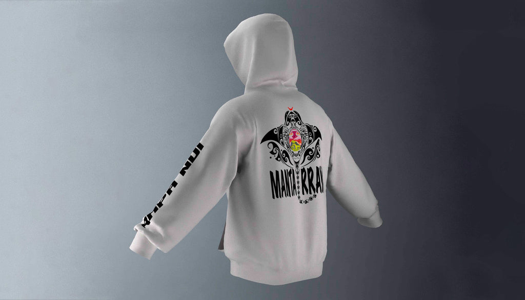 Polerón Canguro Gris Matarraya Negro (N)