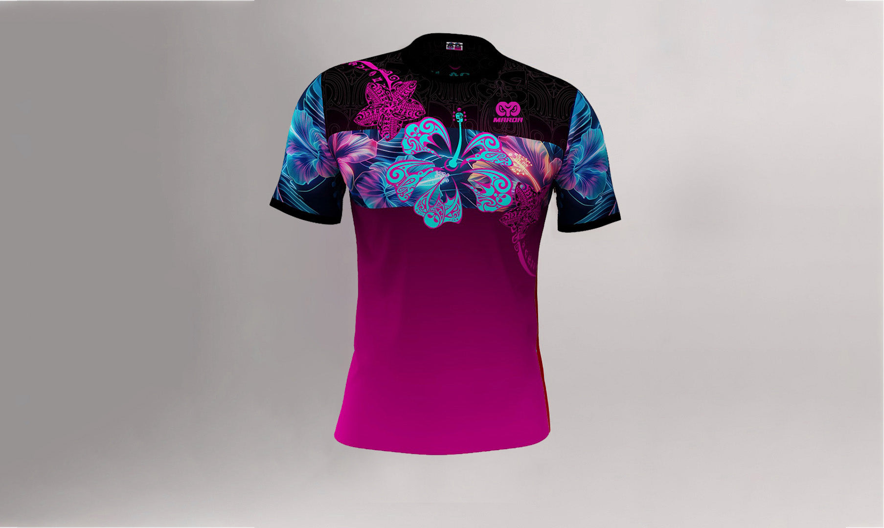Polera Manga Corta Ibiscus Fucsia (G)