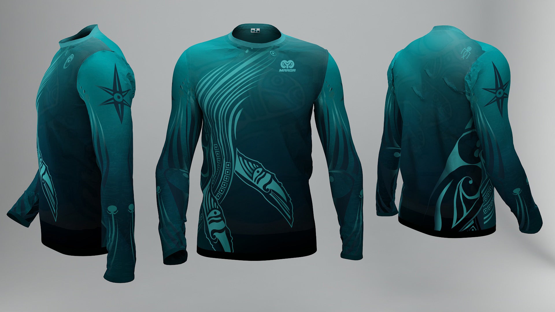 Polera Manga Larga Taoraha - Ballena (C)