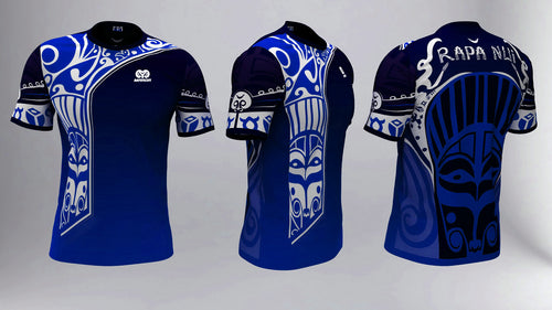 Polera Manga Corta Ao Rapa Nui Azul (D)