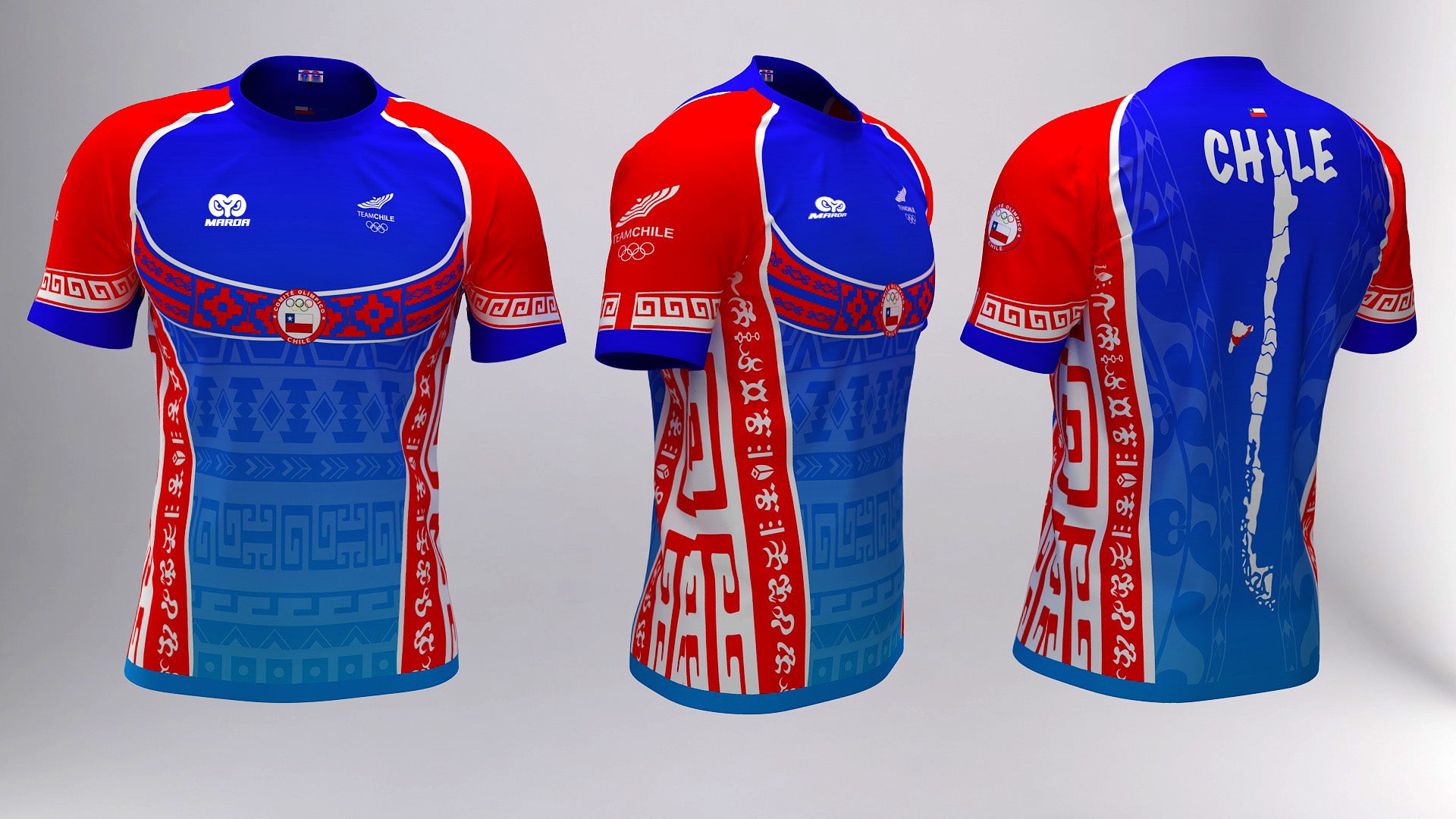Polera Manga Corta Team Chile (F)